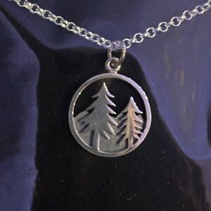 Adventure awaits.  925 Sterling Silver Necklace